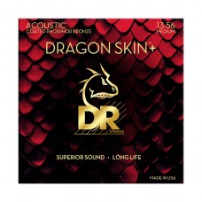 Струни DR Strings DRAGON SKIN+ Acoustic Phosphor Bronze - Medium (13-56)