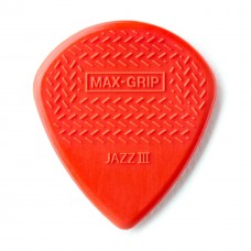 Набір медіаторів DUNLOP MAX-GRIP JAZZ III NYLON PICK