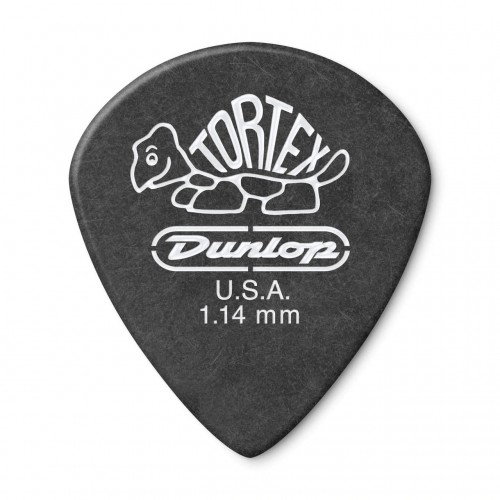 Набір медіаторів DUNLOP TORTEX PITCH BLACK JAZZ III PICK 1.14MM
