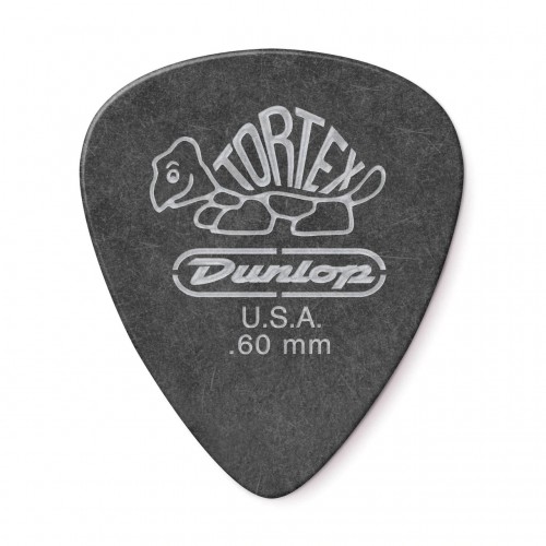 Набір медіаторів DUNLOP TORTEX PITCH BLACK STANDARD PICK .60MM