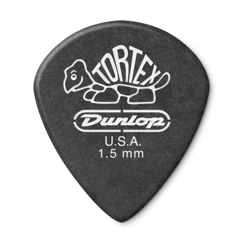 Набір медіаторів DUNLOP TORTEX PITCH BLACK JAZZ III PICK 1.50MM