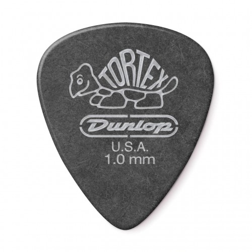 Набір медіаторів DUNLOP TORTEX PITCH BLACK STANDARD PICK 1.0MM