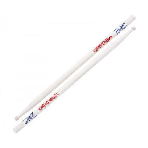 ZILDJIAN TRAVIS BARKER ARTIST SERIES DRUMSTICKS WHITE