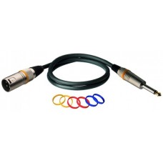 Мікрофонний кабель ROCKCABLE RCL30381 D6 F - Microphone Cable - XLR (f) / TS Jack (1m)