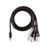 Інсертний кабель D'ADDARIO PW-MPXLR-06 Custom Series 1/8" to Dual XLR Audio Cable (1.8m)