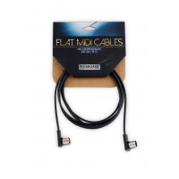 MIDI кабель ROCKBOARD RBO CAB MIDI 200 BK Flat MIDI Cable - Black, 200 cm