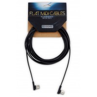 MIDI кабель ROCKBOARD RBO CAB MIDI 500 BK Flat MIDI Cable - Black, 500 cm