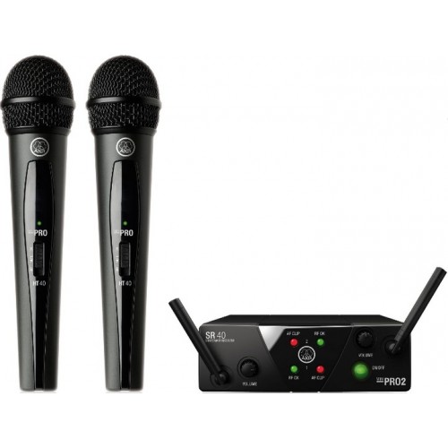 Мікрофонна радіосистема AKG WMS40 Mini2 Vocal Set BD ISM2/3 EU/US/UK