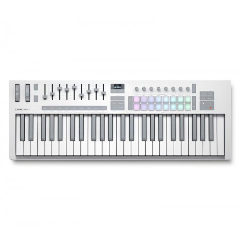 MIDI клавіатура NOVATION Launchkey 49 MK4 White Edition