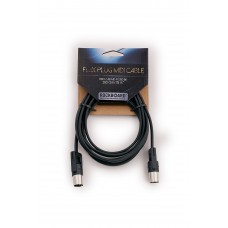 MIDI кабель ROCKBOARD RBO CAB MD FX 200 BK RockBoard FlaX Plug MIDI Cable, 200 cm
