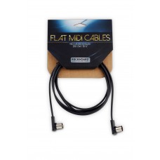 MIDI кабель ROCKBOARD RBO CAB MIDI 200 BK Flat MIDI Cable - Black, 200 cm