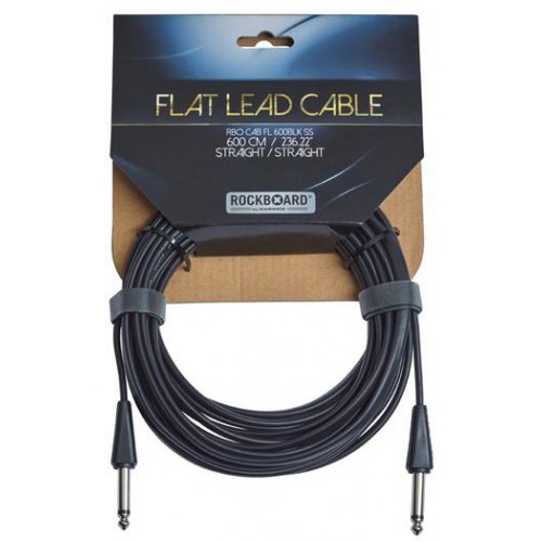 Інструментальний кабель ROCKBOARD Flat Instrument Cable, Straight/Straight (600 cm)
