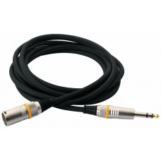 Мікрофонний кабель ROCKCABLE RCL30383 D7M BA Microphone Cable - XLR (m) / TRS Jack (3m)