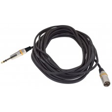 Мікрофонний кабель ROCKCABLE RCL30390 D6M BA - Microphone Cable - XLR (m) / TRS Jack (10m)