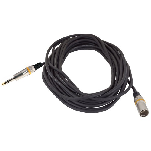 Мікрофонний кабель ROCKCABLE RCL30390 D6M BA - Microphone Cable - XLR (m) / TRS Jack (10m)