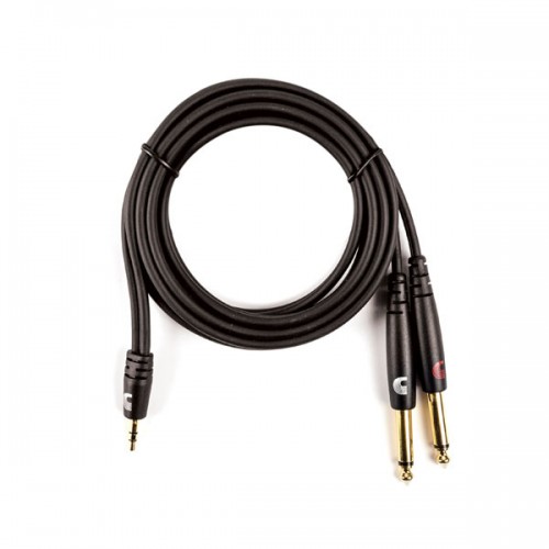 Інсертний кабель D'ADDARIO PW-MPTS-06 Custom Series 1/8” to Dual 1/4” Audio Cable (1.8m)
