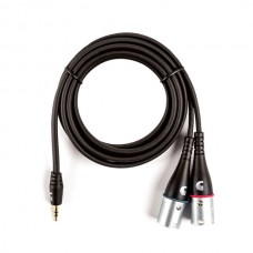 Інсертний кабель D'ADDARIO PW-MPXLR-06 Custom Series 1/8" to Dual XLR Audio Cable (1.8m)