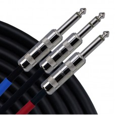 Інсертний кабель RAPCO HORIZON YS-P-10 Y-Cable TRS 1/4"-TS 1/4" (3m)