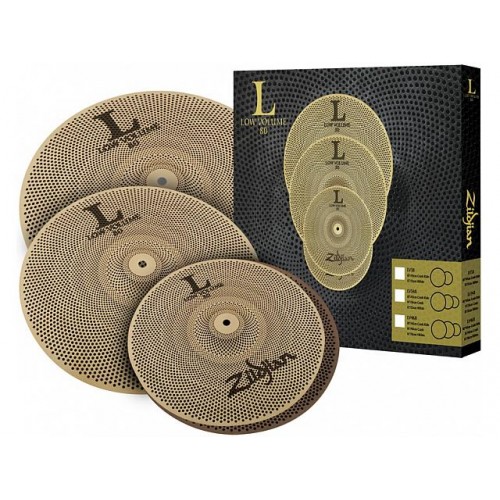 ZILDJIAN LV468 LOW VOLUME L80 CYMBAL SET 14/16/18