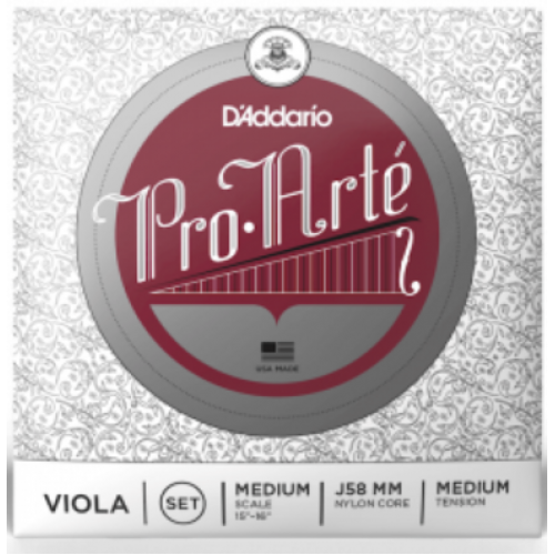 D'ADDARIO PRO-ARTÉ VIOLA STRING SET Medium Scale Medium Tension