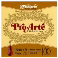 D'ADDARIO PRO-ARTÉ VIOLIN SINGLE E STRING 4/4 Scale Medium Tension