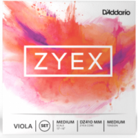 D'ADDARIO ZYEX VIOLA STRING SET (Medium Scale, Medium Tension)