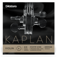 D'ADDARIO PRELUDE VIOLIN SINGLE A STRING 4/4 Scale Medium Tension