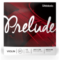 D'ADDARIO PRELUDE VIOLIN STRING SET 1/2 Scale Medium Tension