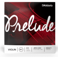 D'ADDARIO PRELUDE VIOLIN STRING SET 4/4 Scale Heavy Tension