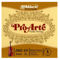 D'ADDARIO PRO-ARTÉ VIOLIN SINGLE A STRING 4/4 Scale Medium Tension
