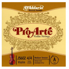 D'ADDARIO PRO-ARTÉ VIOLIN SINGLE A STRING 4/4 Scale Medium Tension