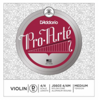 D'ADDARIO PRO-ARTÉ VIOLIN SINGLE D STRING 4/4 Scale Medium Tension