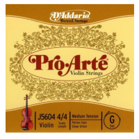 D'ADDARIO PRO-ARTÉ VIOLIN SINGLE G STRING 4/4 Scale Medium Tension