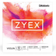 D'ADDARIO ZYEX VIOLIN STRING E 4/4 MEDIUM TENSION