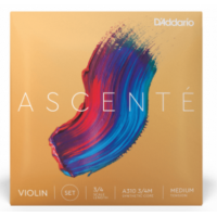 D'ADDARIO ASCENTÉ VIOLIN STRING SET 3/4 Scale Medium Tension