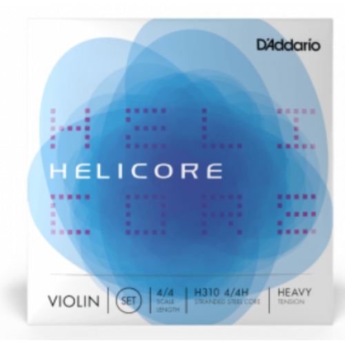 D'ADDARIO HELICORE VIOLIN STRING SET 4/4 Scale Heavy Tension