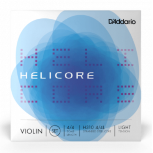 D'ADDARIO HELICORE VIOLIN STRING SET 4/4 Scale Light Tension