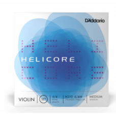 D'ADDARIO HELICORE VIOLIN STRING SET 4/4 Scale Medium Tension