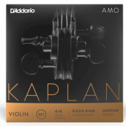 D'ADDARIO KAPLAN AMO VIOLIN STRING SET 4/4 Scale Medium Tension