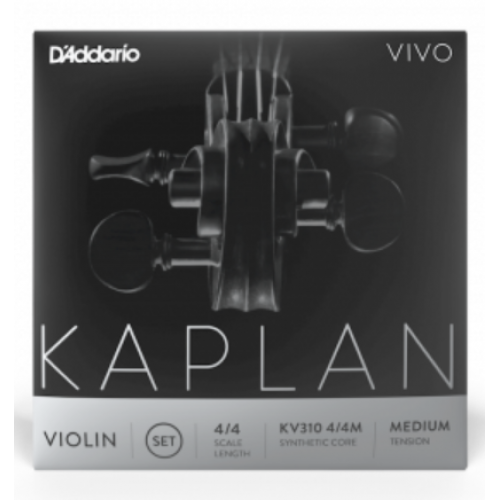 D'ADDARIO KAPLAN VIVO VIOLIN STRING SET 4/4 Scale Medium Tension