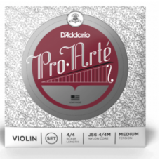 D'ADDARIO PRO-ARTÉ VIOLIN STRING SET 4/4 Scale Medium Tension