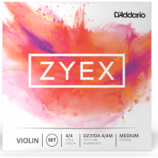D'ADDARIO ZYEX VIOLIN STRING SET 4/4 MEDIUM TENSION D'ADDARIO ZYEX VIOLIN STRING SET 4/4 MEDIUM TENSION