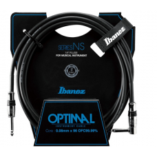 IBANEZ NS10L INSTRUMENT CABLE 3M ANGLED