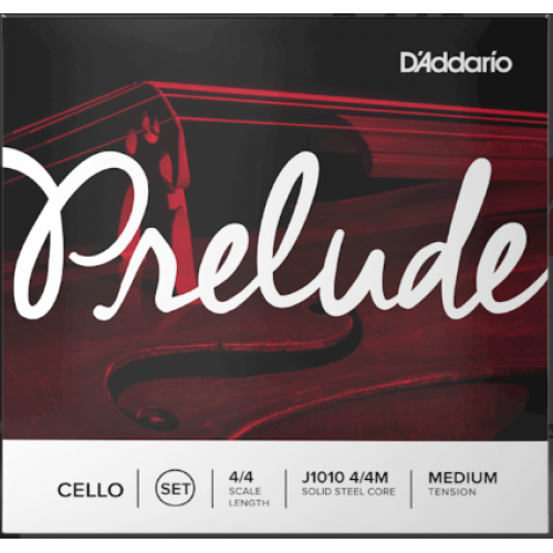 D'ADDARIO PRELUDE CELLO STRING SET 4/4 Scale Medium Tension
