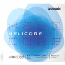 D'ADDARIO HELICORE CELLO STRING SET 4/4 Scale Medium Tension