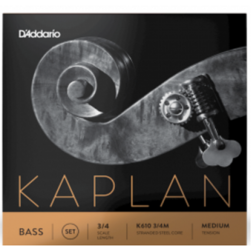 D'ADDARIO KAPLAN BASS STRING SET 3/4 Scale, Medium Tension