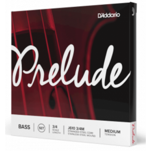 D'ADDARIO PRELUDE BASS Single A String 3/4 Scale Medium Tension