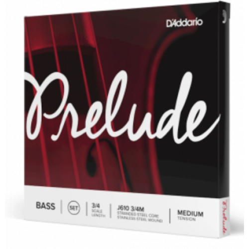 D'ADDARIO PRELUDE BASS Single G String 3/4 Scale Medium Tension