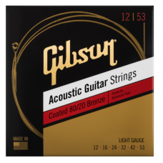 GIBSON SAG-CBRW12 COATED 80/20 BRONZE ACOUSTIC GUITAR STRINGS LIGHT GIBSON SAG-CBRW12 COATED 80/20 BRONZE ACOUSTIC GUITAR STRINGS LIGHT