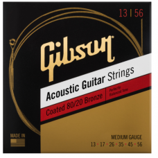 GIBSON SAG-CBRW13 COATED 80/20 BRONZE ACOUSTIC GUITAR STRINGS MEDIUM GIBSON SAG-CBRW13 COATED 80/20 BRONZE ACOUSTIC GUITAR STRINGS MEDIUM